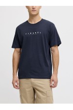JREBROCKY LOGO TEE SS CREW NECK SN - ΜΠΛΕ