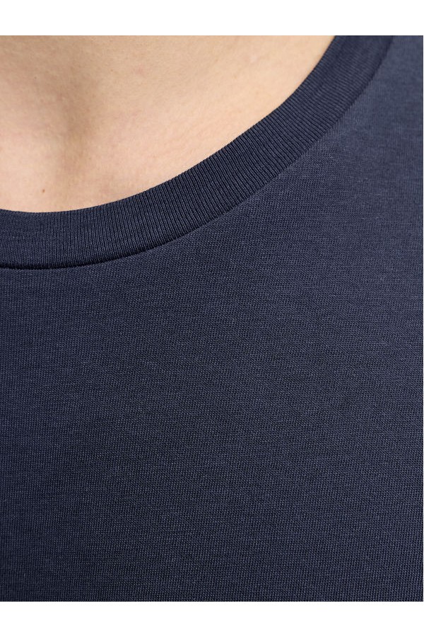 JREBROCKY LOGO TEE SS CREW NECK SN - ΜΠΛΕ