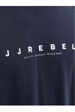 JREBROCKY LOGO TEE SS CREW NECK SN - ΜΠΛΕ