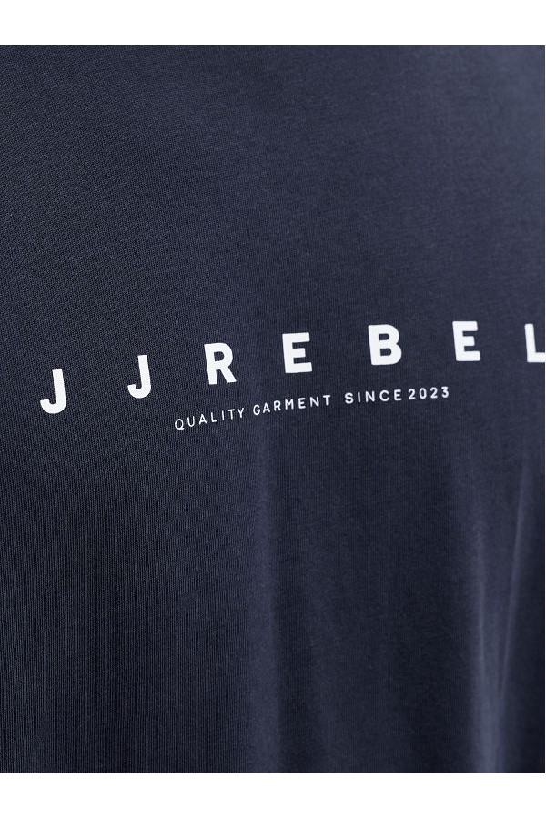 JREBROCKY LOGO TEE SS CREW NECK SN - ΜΠΛΕ