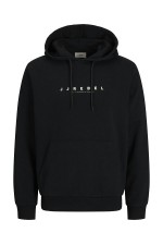JREBROCKY LOGO SWEAT HOOD SN - ΜΑΥΡΟ