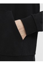 JREBROCKY LOGO SWEAT HOOD SN - ΜΑΥΡΟ
