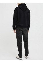 JREBROCKY LOGO SWEAT HOOD SN - ΜΑΥΡΟ