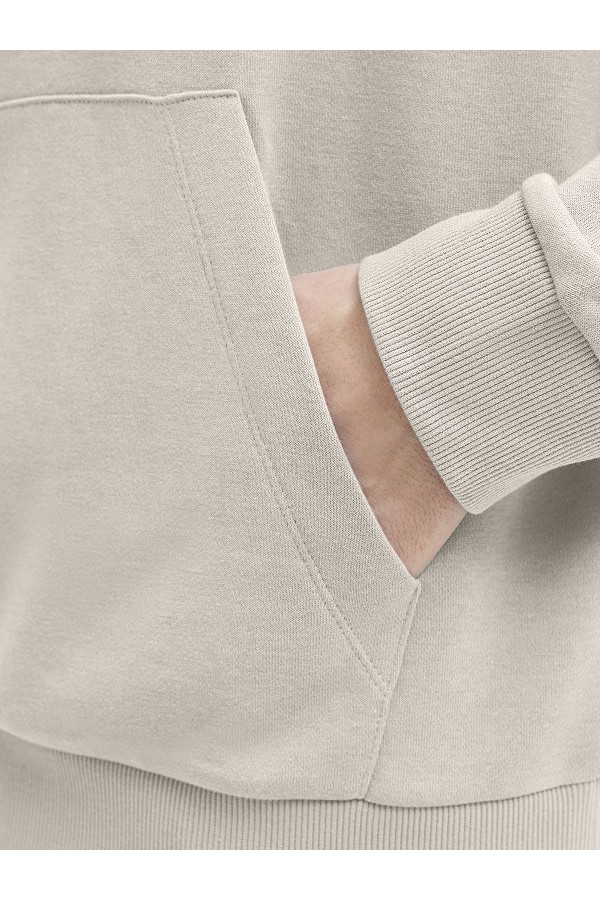 JREBROCKY LOGO SWEAT HOOD SN - ΜΠΕΖ