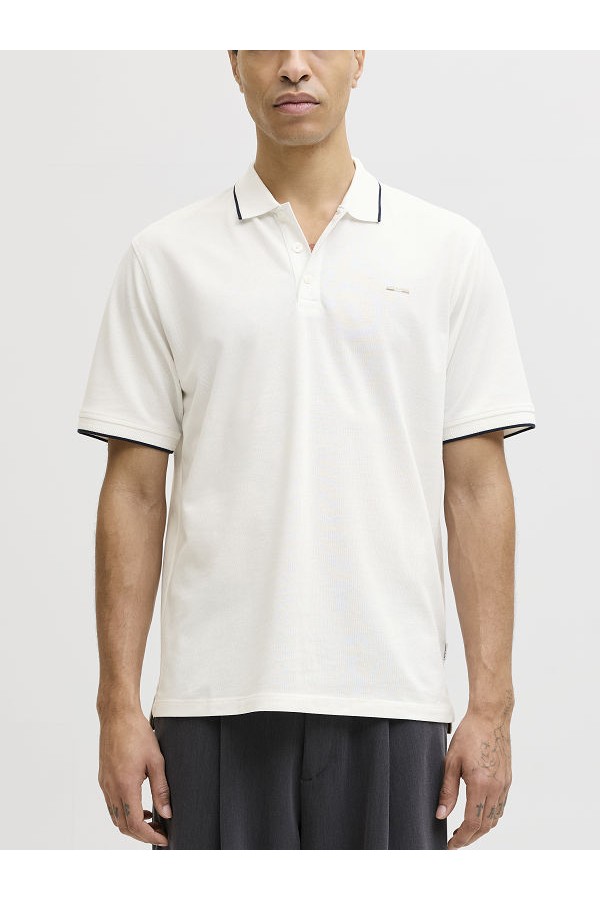 JPRBLUALVES SS POLO SN - ΛΕΥΚΟ