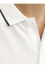 JPRBLUALVES SS POLO SN - ΛΕΥΚΟ