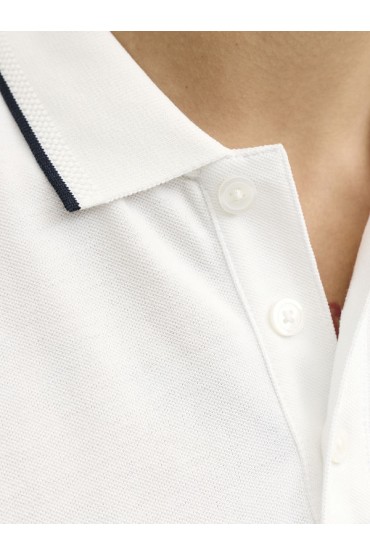 JPRBLUALVES SS POLO SN - ΛΕΥΚΟ