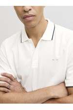 JPRBLUALVES SS POLO SN - ΛΕΥΚΟ