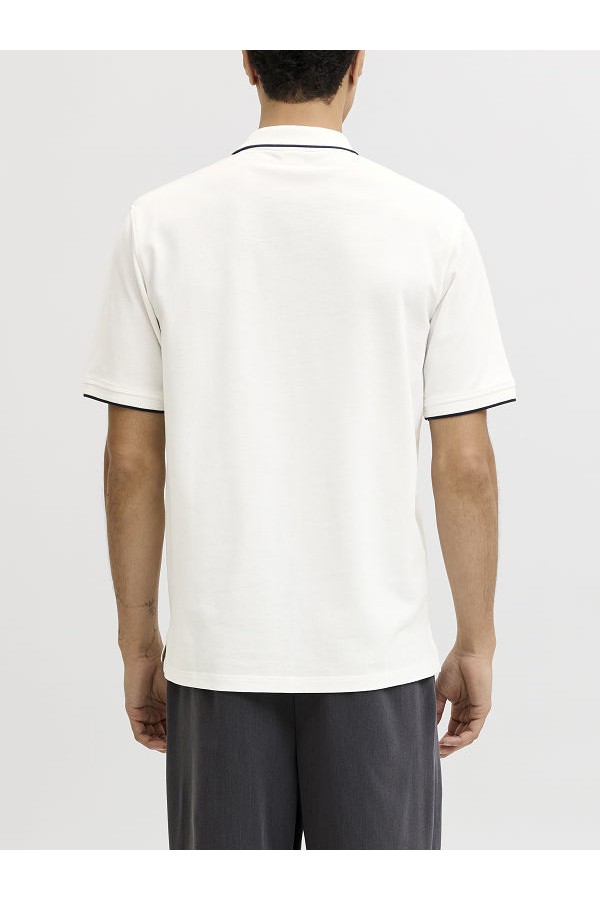 JPRBLUALVES SS POLO SN - ΛΕΥΚΟ