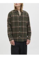 JJECLASSIC FLANNEL CHECK SHIRT LS SN - ΠΡΑΣΙΝΟ
