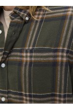 JJECLASSIC FLANNEL CHECK SHIRT LS SN - ΠΡΑΣΙΝΟ