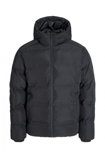 JJESOHO PUFFER HOOD SN - ΜΑΥΡΟ