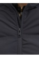 JJESOHO PUFFER HOOD SN - ΜΑΥΡΟ
