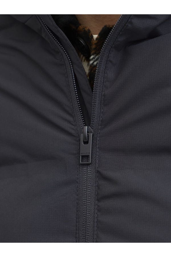 JJESOHO PUFFER HOOD SN - ΜΑΥΡΟ