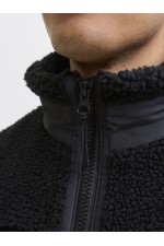 JJESOHO TEDDY JACKET NOOS - ΜΑΥΡΟ