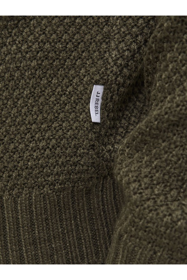 JREBJOSH KNIT ROLL NECK - ΧΑΚΙ