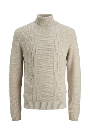 JREBJOSH KNIT ROLL NECK - ΜΠΕΖ