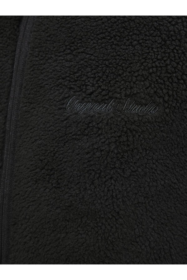 JORNORREBRO TEDDY JACKET - ΜΑΥΡΟ
