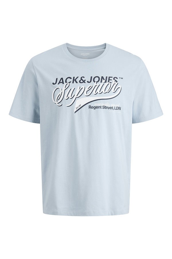 JJELOGO TEE SS O-NECK 2 COL SS26 SN - ΜΠΛΕ ΑΝΟΙΧΤΟ