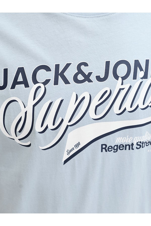 JJELOGO TEE SS O-NECK 2 COL SS26 SN - ΜΠΛΕ ΑΝΟΙΧΤΟ