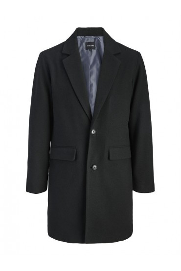 JJEHARRIS COAT SN - ΜΑΥΡΟ