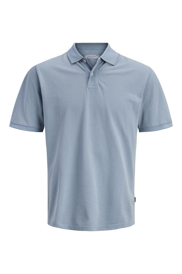 JPRBLUWILL SS WASH POLO SN - ΜΠΛΕ ΑΝΟΙΧΤΟ