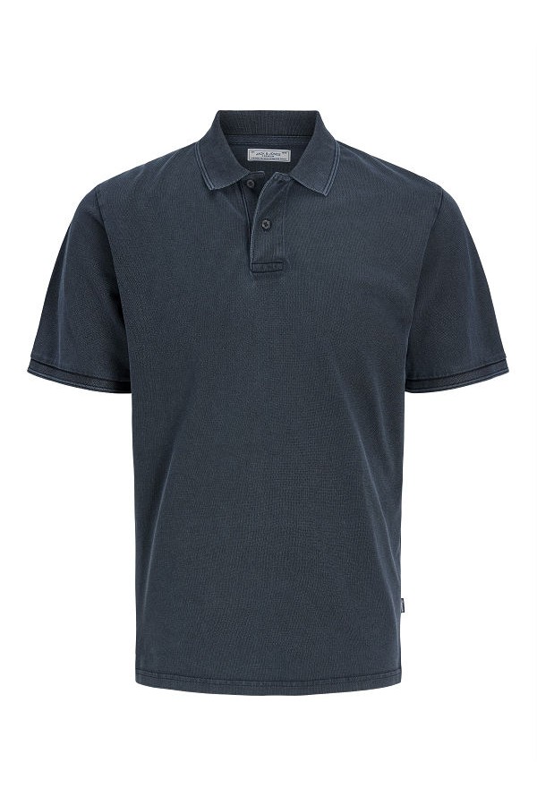 JPRBLUWILL SS WASH POLO SN - ΜΠΛΕ