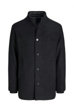 JJEDETROIT COAT STYD AW25 - ΜΑΥΡΟ