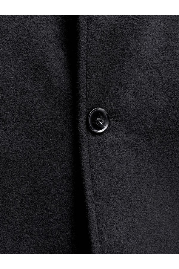 JJEDETROIT COAT STYD AW25 - ΜΑΥΡΟ