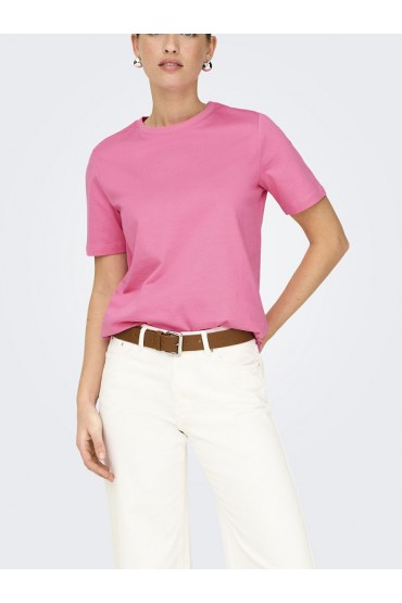 ONLFREJA S/S LUXE TOP CC JRS NOOS - ΡΟΖ