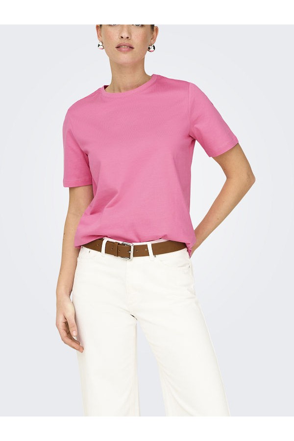 ONLFREJA S/S LUXE TOP CC JRS NOOS - ΡΟΖ