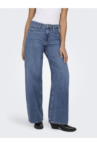 ONLSILKY SOFT HW WIDE DNM PIM233 NOOS - ΜΠΛΕ