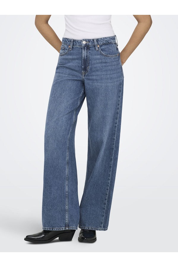 ONLSILKY SOFT HW WIDE DNM PIM233 NOOS - ΜΠΛΕ