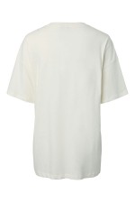 PCSKYLAR SS OS DETAIL TEE FSY PP BC - ΛΕΥΚΟ