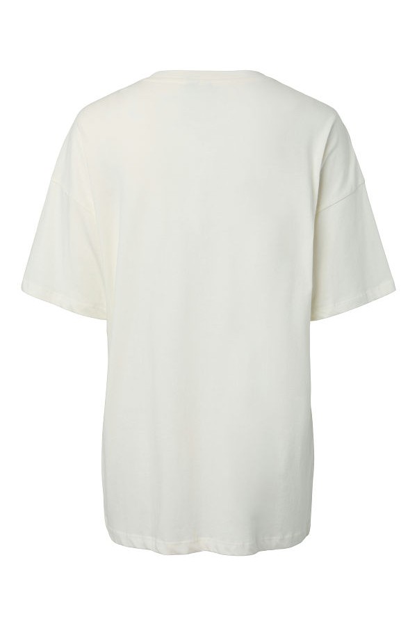 PCSKYLAR SS OS DETAIL TEE FSY PP BC - ΛΕΥΚΟ