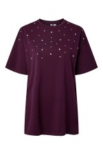 PCSKYLAR SS OS DETAIL TEE FSY PP BC - ΜΩΒ