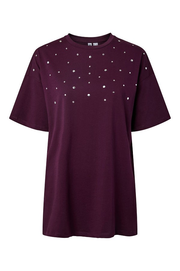 PCSKYLAR SS OS DETAIL TEE FSY PP BC - ΜΩΒ