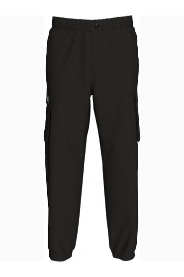 SKINNY ELASTIC TWILL CARGO PANT - ΜΑΥΡΟ