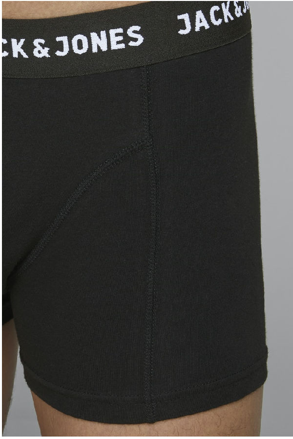 JACANTHONY TRUNKS 3 PACK BLACK - ΜΑΥΡΟ