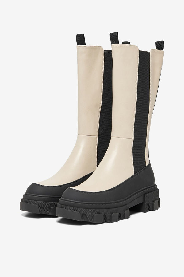 ONLTOLA-7 TALL PU CHUNKY BOOT - ΜΠΕΖ