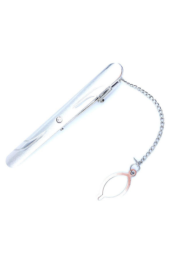 CLIPS ΓΙΑ ΓΡΑΒΑΤΕΣ 6cm - ΓΚΡΙ