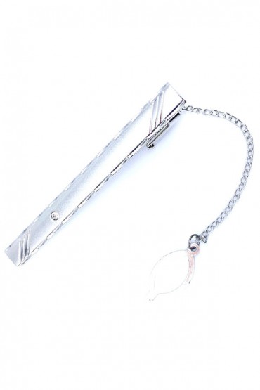 CLIPS ΓΙΑ ΓΡΑΒΑΤΕΣ 6cm - ΓΚΡΙ
