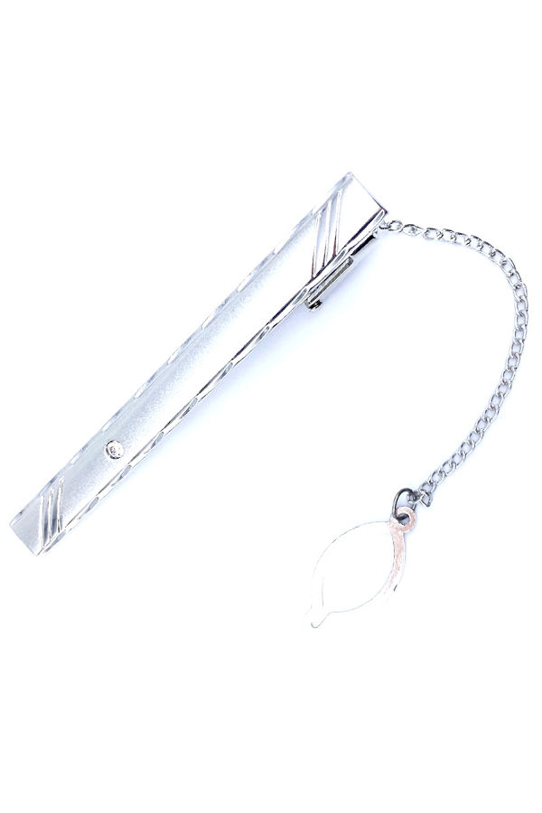 CLIPS ΓΙΑ ΓΡΑΒΑΤΕΣ 6cm - ΓΚΡΙ