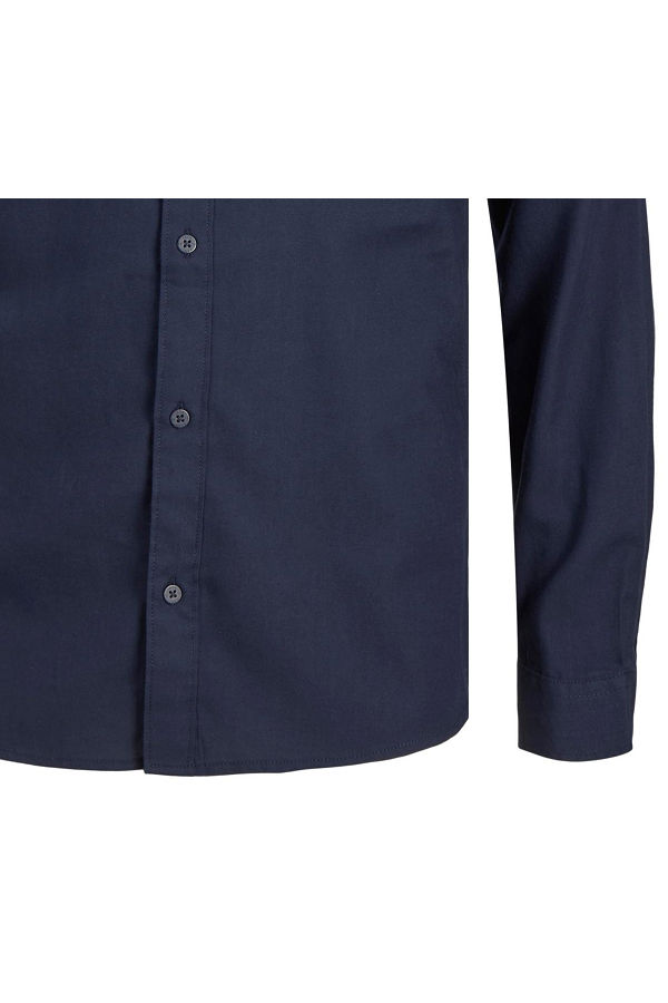 JCOORION SHIRT LS PLS - ΜΠΛΕ