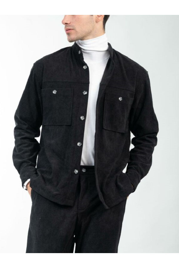 OVERSHIRT ΑΝΔΡΙΚΟ - ΜΑΥΡΟ