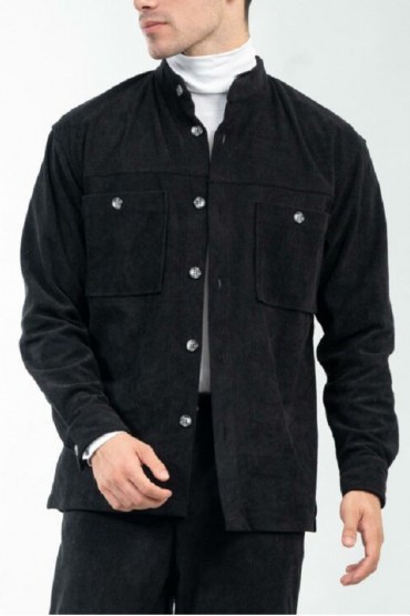 OVERSHIRT ΑΝΔΡΙΚΟ - ΜΑΥΡΟ