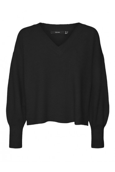 VMJUPITER LS V-NECK PULLOVER BF - ΜΑΥΡΟ