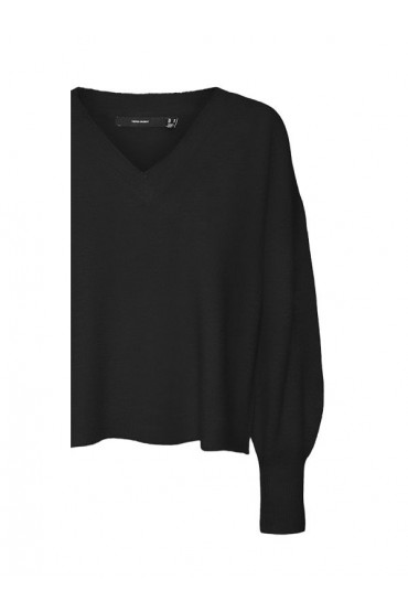 VMJUPITER LS V-NECK PULLOVER BF - ΜΑΥΡΟ