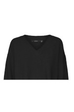 VMJUPITER LS V-NECK PULLOVER BF - ΜΑΥΡΟ