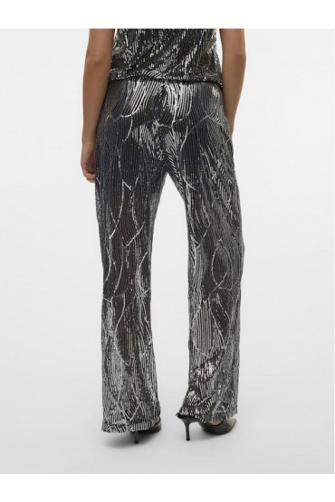 VMELLEN HW WIDE PANT JRS - ΜΑΥΡΟ
